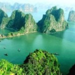 To avoid the crowd on Halong Bay, you can go to Bai Tu Long Bay